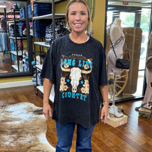 Load image into Gallery viewer, Long Live Country Distressed Tee