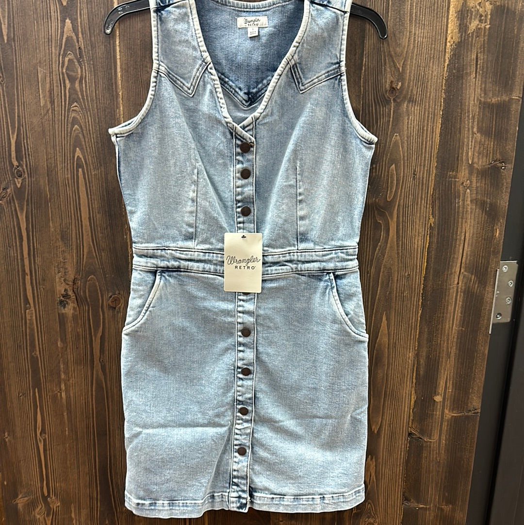 Wrangler Denim Mini Dress – Rustic Soul