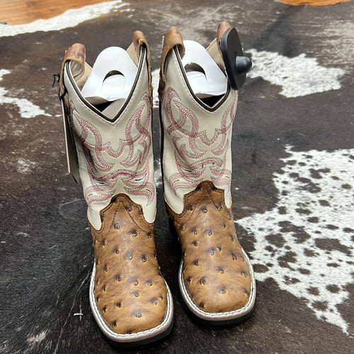 Kid’s Ostrich Old West Boot