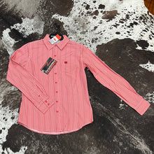Load image into Gallery viewer, Women’s Cinch Red Arenaflex LS Button Up