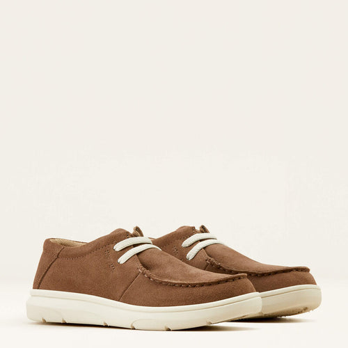 Ariat Youth Brown Bomber Suede Hilo Shoe.
