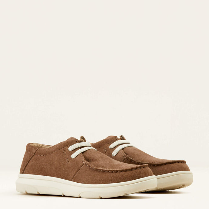 Ariat Youth Brown Bomber Suede Hilo Shoe.