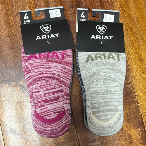 Ariat Heathered No-Show Socks