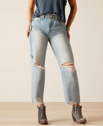 Ariat Womens Tomboy Straight Ultra High Rise Jeans.