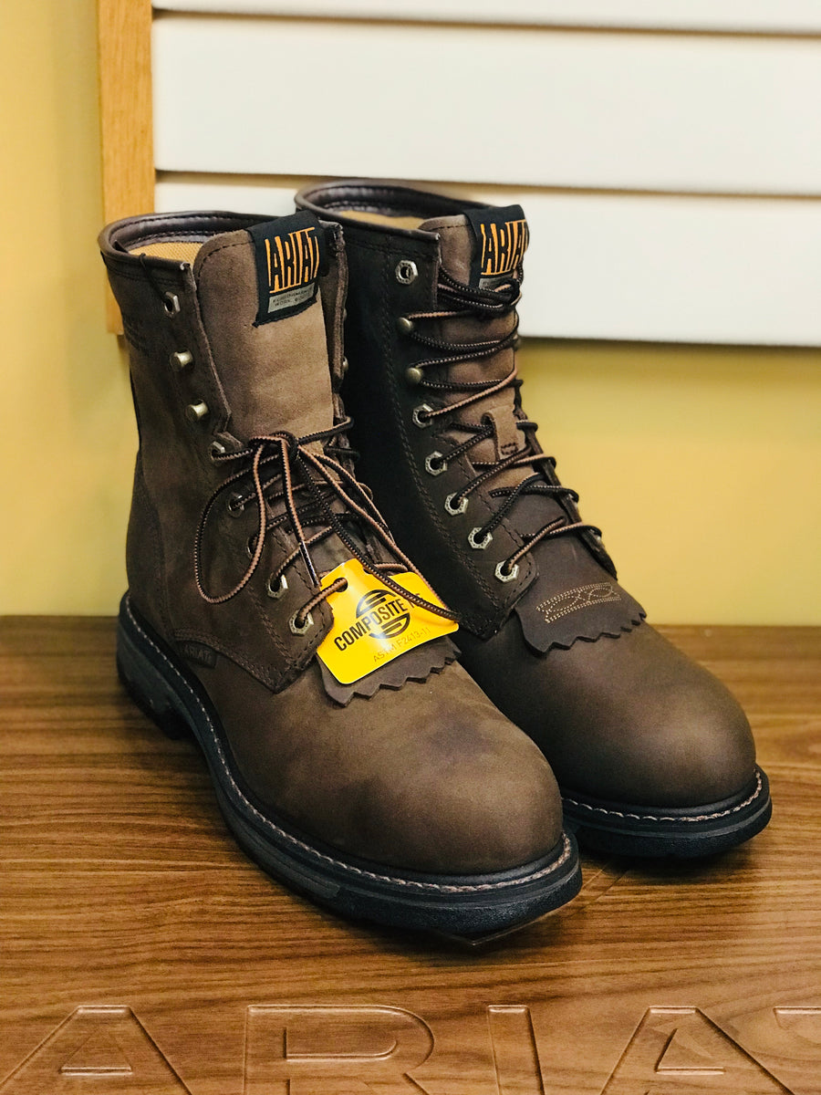 Ariat workhog lace up boots best sale