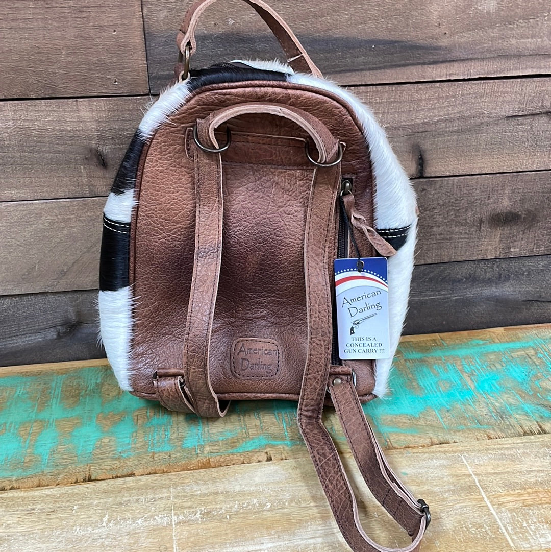 American Darling Cowhide Mini Backpack – Rustic Soul