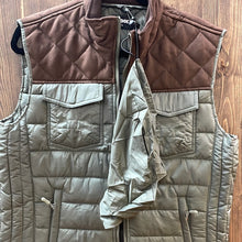 Load image into Gallery viewer, Hooey Mens Olive Packable Vest