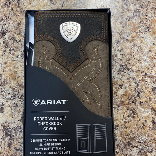 Ariat Light Brown Rodeo Wallet