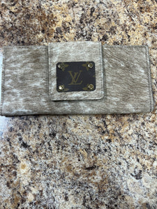 Leather LV Clutch Wallet