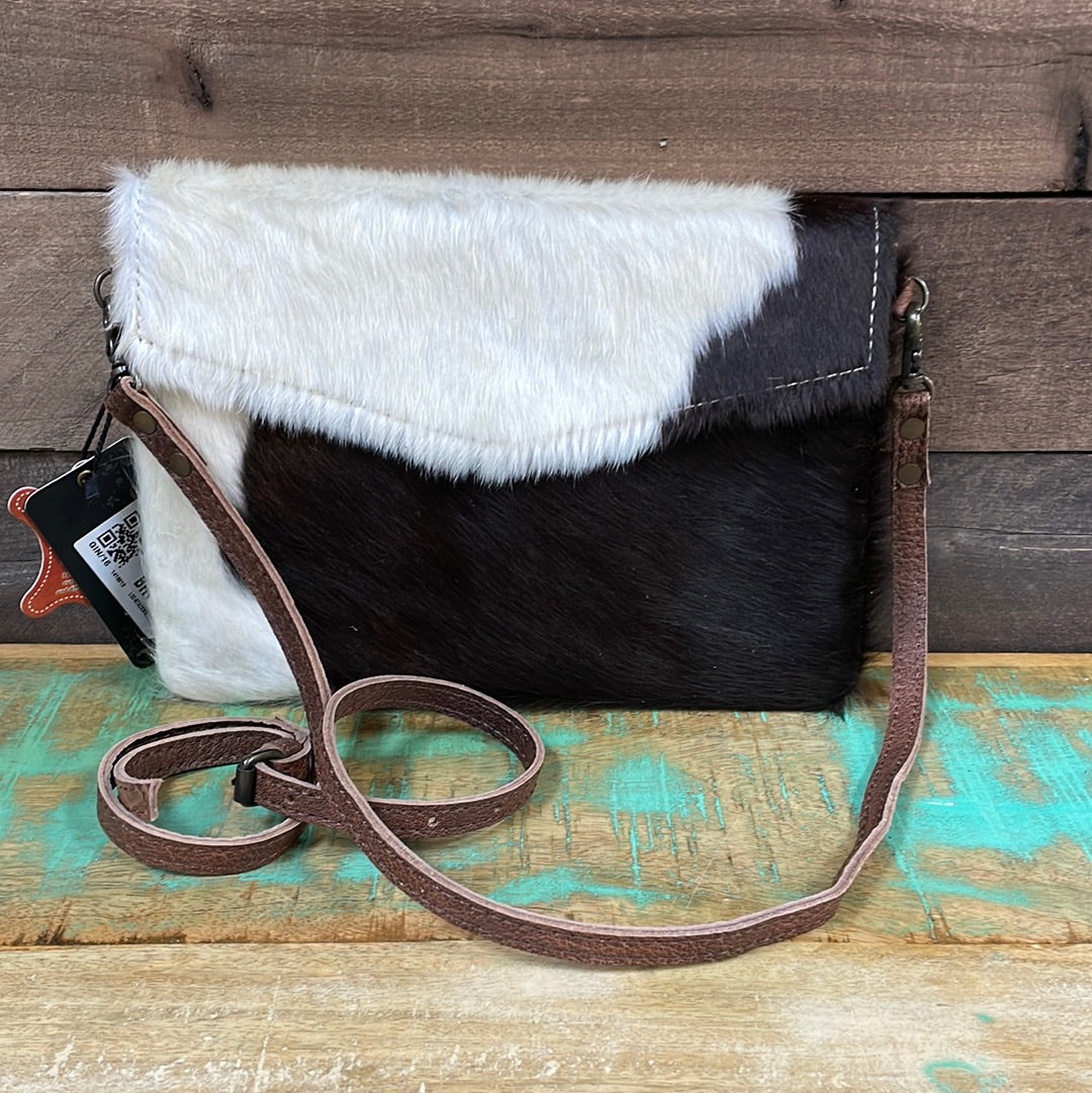 American Darling Tooled Cowhide Crossbody Purse
