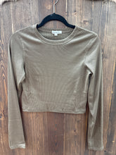 Load image into Gallery viewer, Women’s Basic Ribbed Long sleeve Top