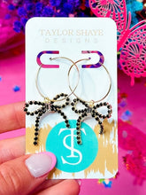 Load image into Gallery viewer, Skye Bow Hoops