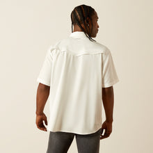 Load image into Gallery viewer, Men's White Ariat Western VentTEK Classic Fit Snap Front Shirt.