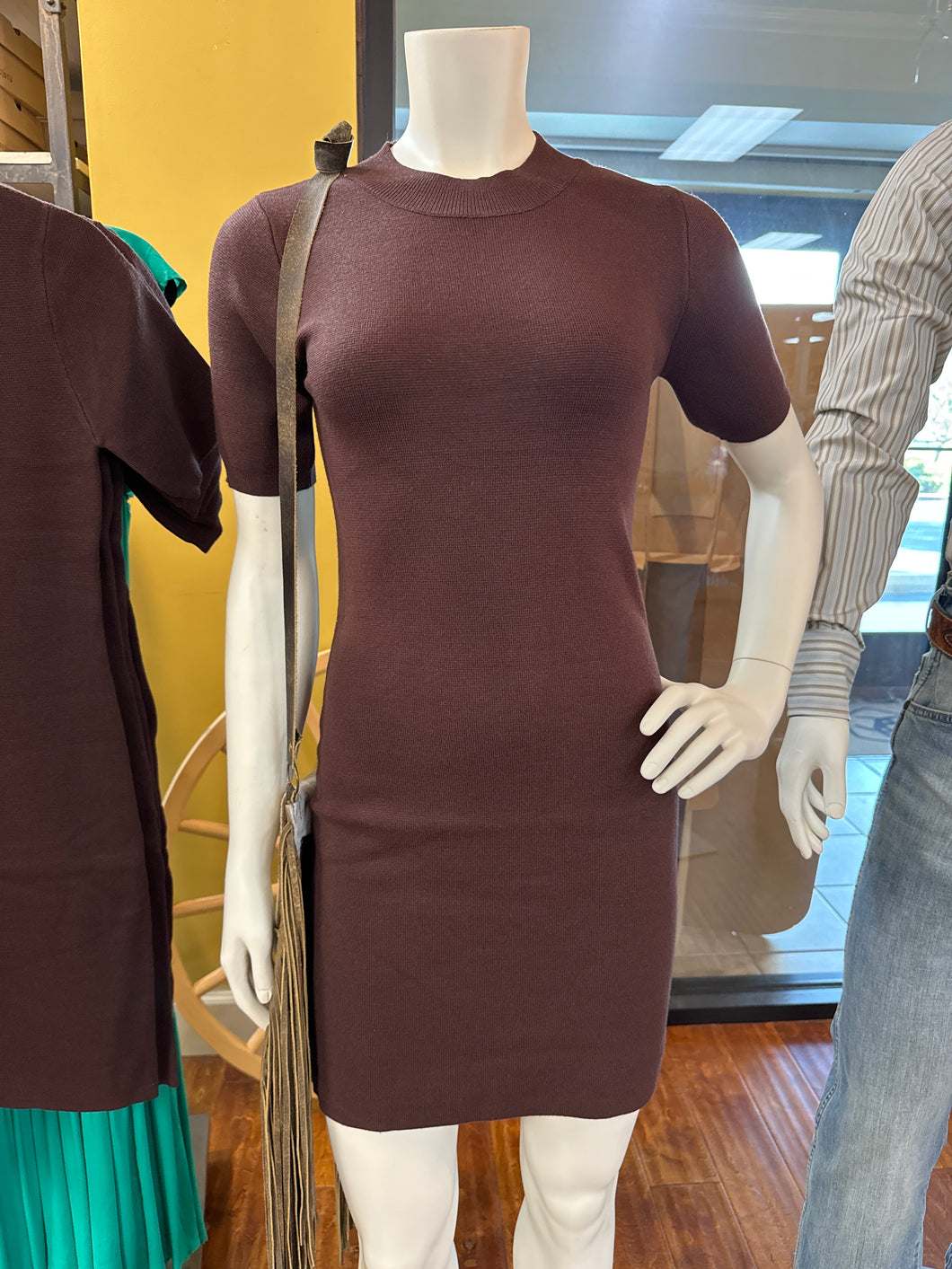 short sleeve mini sweater dress Wishlist Short Sleeve Mini Sweater Dress Espresso – Rustic Soul