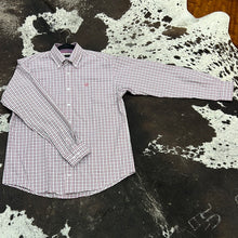 Load image into Gallery viewer, Men’s Cinch Pink Plaid LS Button Up