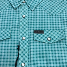 Load image into Gallery viewer, Men’s Panhandle Turquoise SS Snap Up