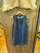 Load image into Gallery viewer, Sleeveless Exposed Seam Denim Mini Dress
