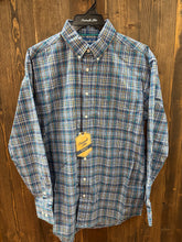 Load image into Gallery viewer, Men’s Panhandle Slim Blue Printed Button Up