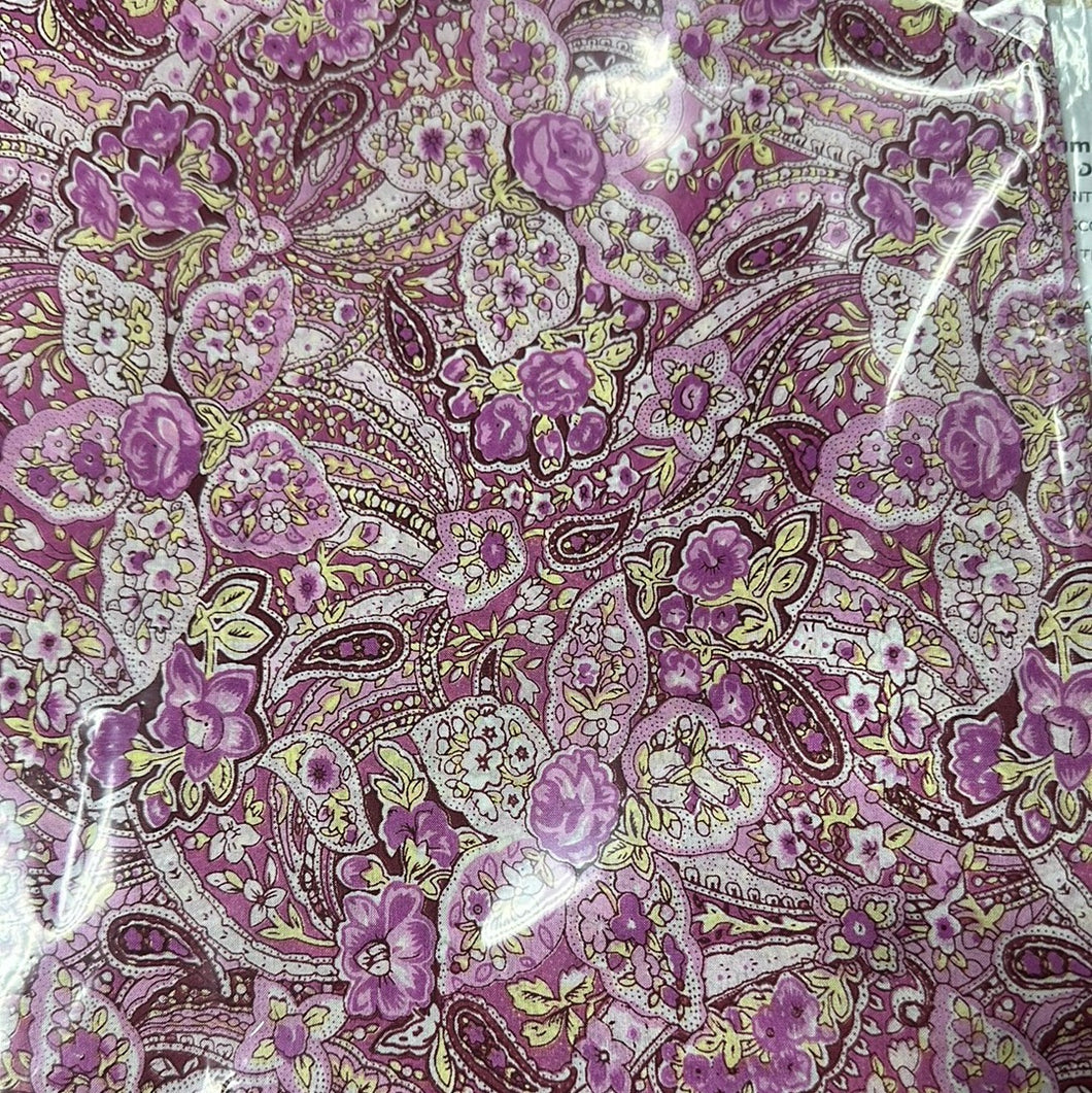 Frontier Pink Paisley Silk Scarf.