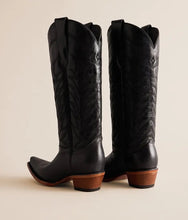 Load image into Gallery viewer, Women’s Circle G Black Embroidery Tall Top Snip Toe Boot