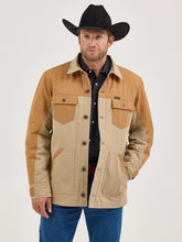 Load image into Gallery viewer, Wrangler Men’s Mixed Canvas Chore Jacket.