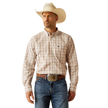 Load image into Gallery viewer, Ariat Mens Pro Jason  Light Brown Plaid Button Up.