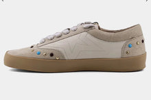 Load image into Gallery viewer, ShuShop Woman’s Sierra Light Grey Star Sneaker