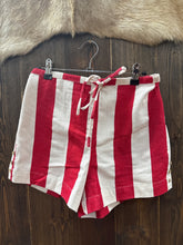 Load image into Gallery viewer, Red And White Striped Shorts
