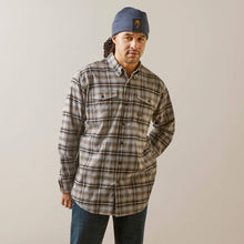Load image into Gallery viewer, Ariat Mens Rebar Alloy Plaid Flannel.
