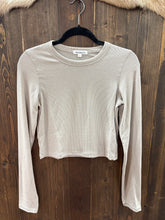 Load image into Gallery viewer, Women’s Basic Ribbed Long sleeve Top