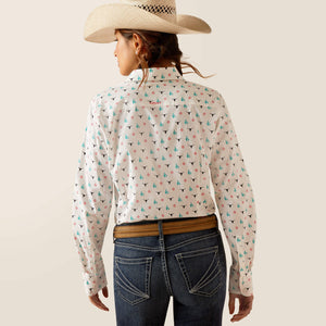 Ariat Womens Steer Garden Kirby Stretch Shirt.