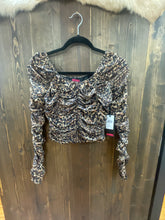 Load image into Gallery viewer, Woman’s Cheetah Mesh Top