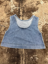 Load image into Gallery viewer, Woman’s Mittoshop Denim Sleeveless Top