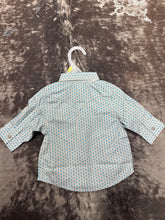 Load image into Gallery viewer, Wrangler Blue/Gray Baby Boy LS Snap