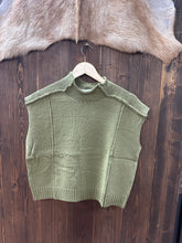 Load image into Gallery viewer, Women’s Green Mock Neck Knit Top