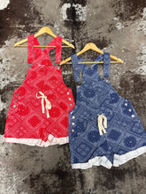 Load image into Gallery viewer, Women’s Mittoshop Bandanna Overall Romper