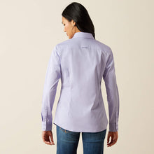 Load image into Gallery viewer, Ariat Sweet Lavender Team Kirby Stretch Shirt.