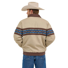 Load image into Gallery viewer, Wrangler Mens Aztec Checotah Bomber Jacket.