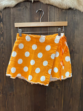 Load image into Gallery viewer, Orange Polka Dot Skort