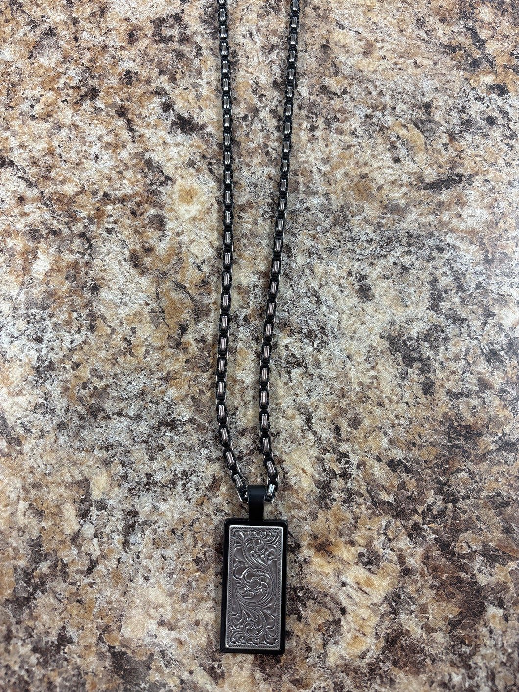 24” Matte Black Pendant.