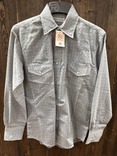 Load image into Gallery viewer, Men’s Roper All Over Grey Long Sleeve Shirt