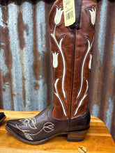 Load image into Gallery viewer, Women’s Stetson Amelia Chocolate Brown Snip Toe Boot