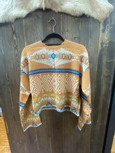 Load image into Gallery viewer, Woman’s Rust Aztec Sweater