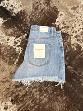 Load image into Gallery viewer, Women’s Lovervet Rigid Denim Mom Shorts