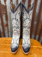 Load image into Gallery viewer, Womens Circle G Blue Crackled And Embroidery Tall Boots
