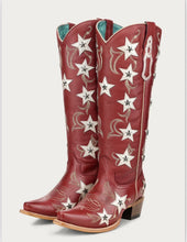 Load image into Gallery viewer, Women’s Corral Red Star Tall Top Boots