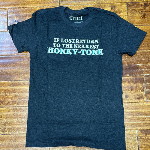 Womens Cruel Denim Black Tee.