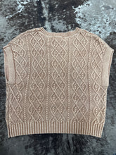 Load image into Gallery viewer, Woman’s Mittoshop Mocha Mousse Sleeveless Sweater