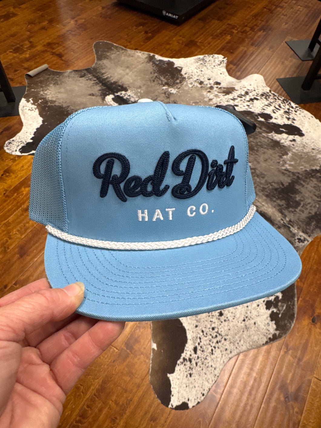 Red Dirt Cowboy Bill Lt. Blue Cap