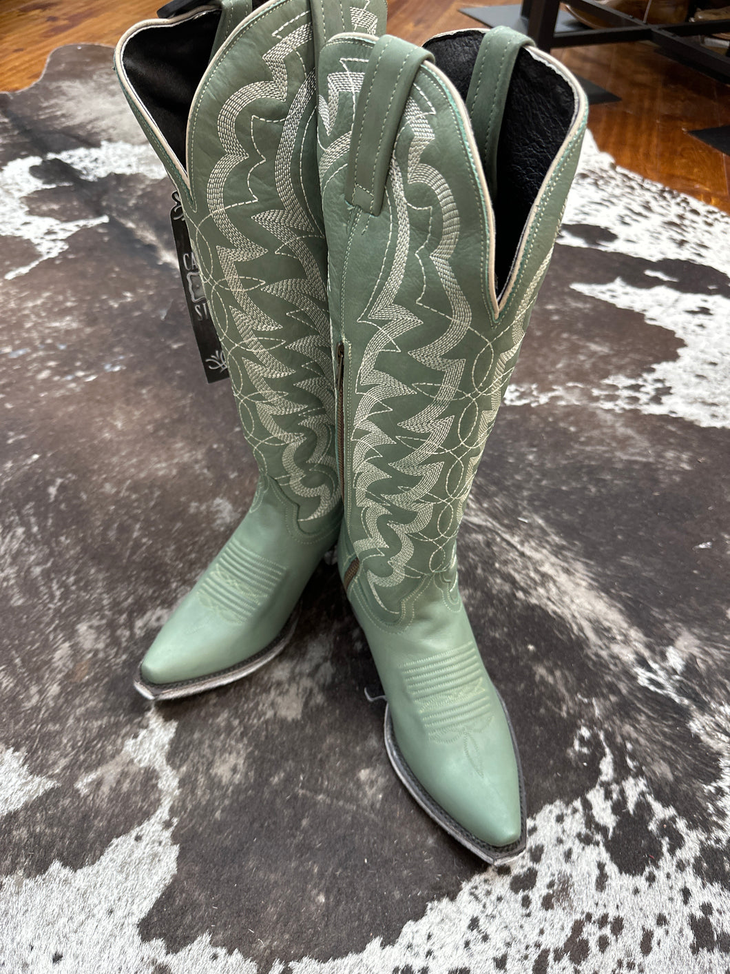 Women’s Mint Green Arkansas Boots